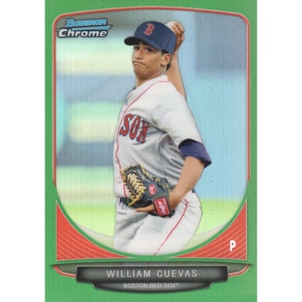 2013 Bowman Chrome Mini Green Refractors #277 William Cuevas