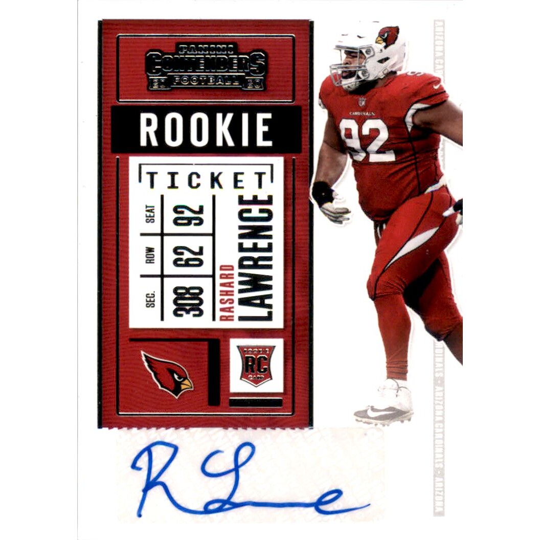 2020 Panini Contenders #255 Rashard Lawrence AU RC. rookie card picture