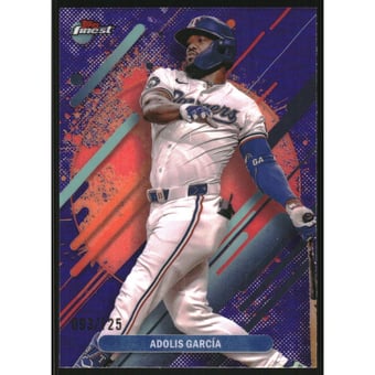 2025 Finest Purple Refractors #285 Adolis Garcia