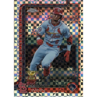2025 Topps Chrome X-fractors #244 Masyn Winn