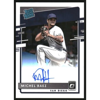 2020 Donruss Optic Rated Rookies Signatures #59 Michel Baez