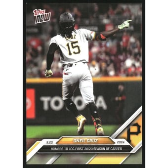 2024 Topps Now #729 Oneil Cruz/1507*
