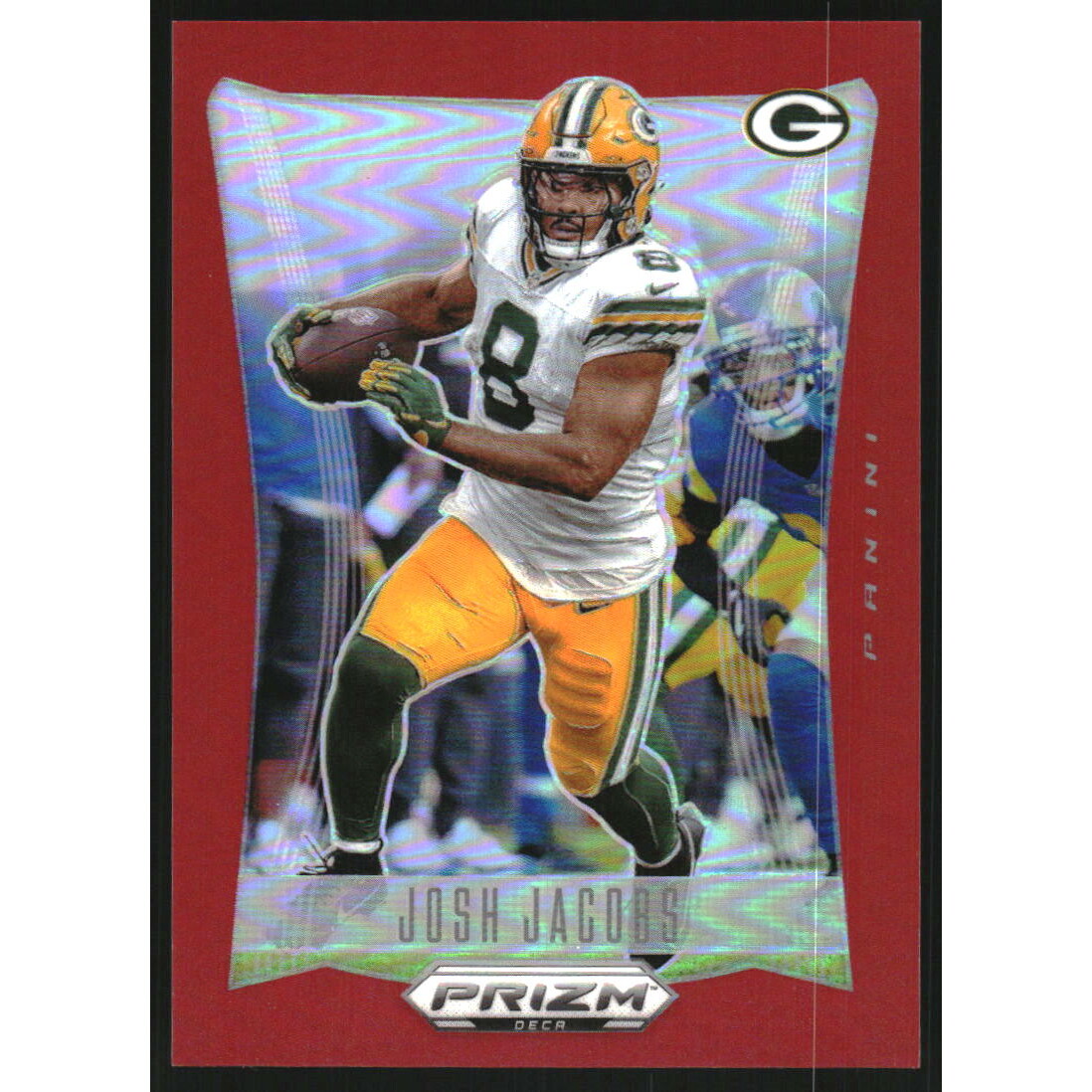 2024 Panini Prizm Deca Prizms Red #110 Josh Jacobs