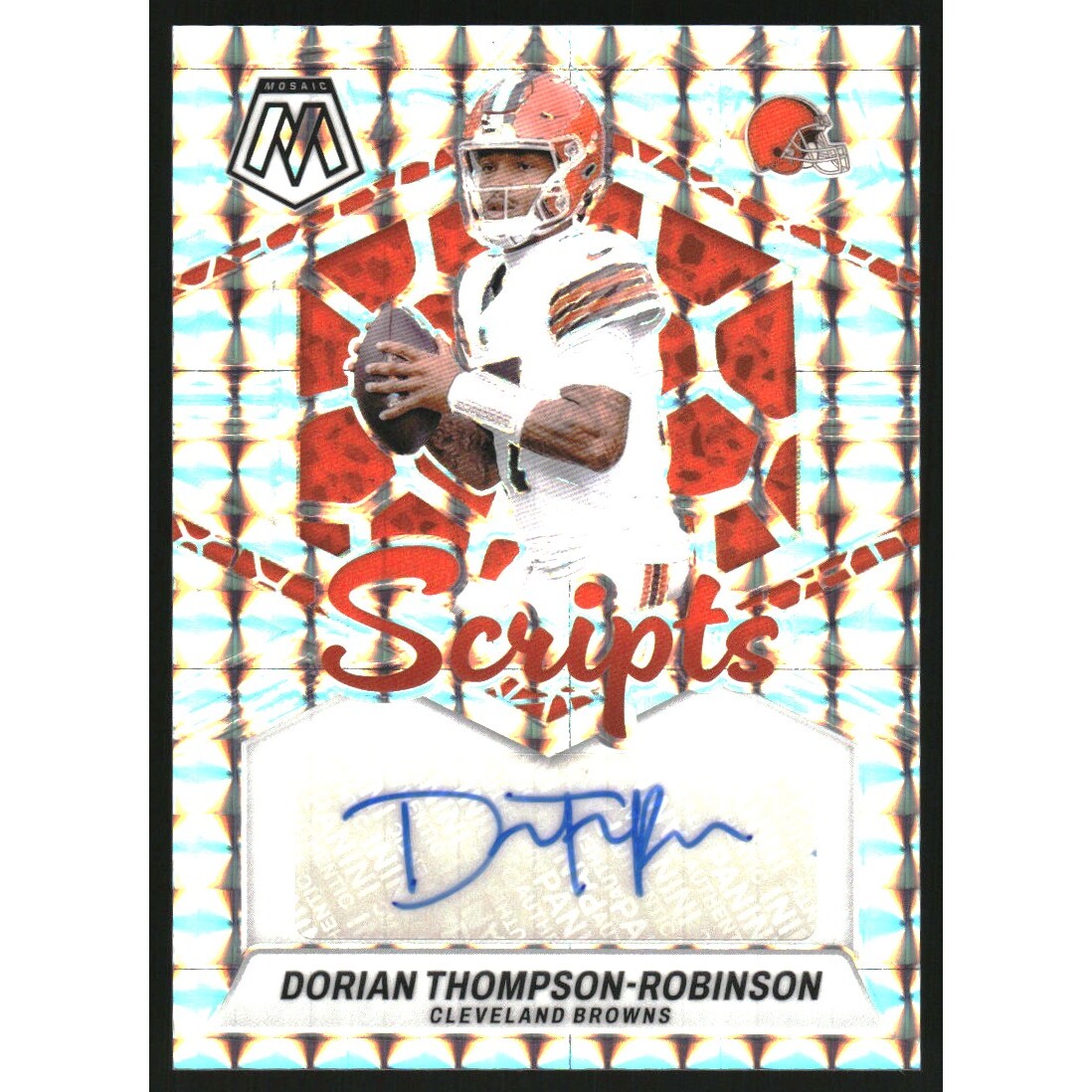 2024 Panini Mosaic Scripts #22 Dorian Thompson-Robinson