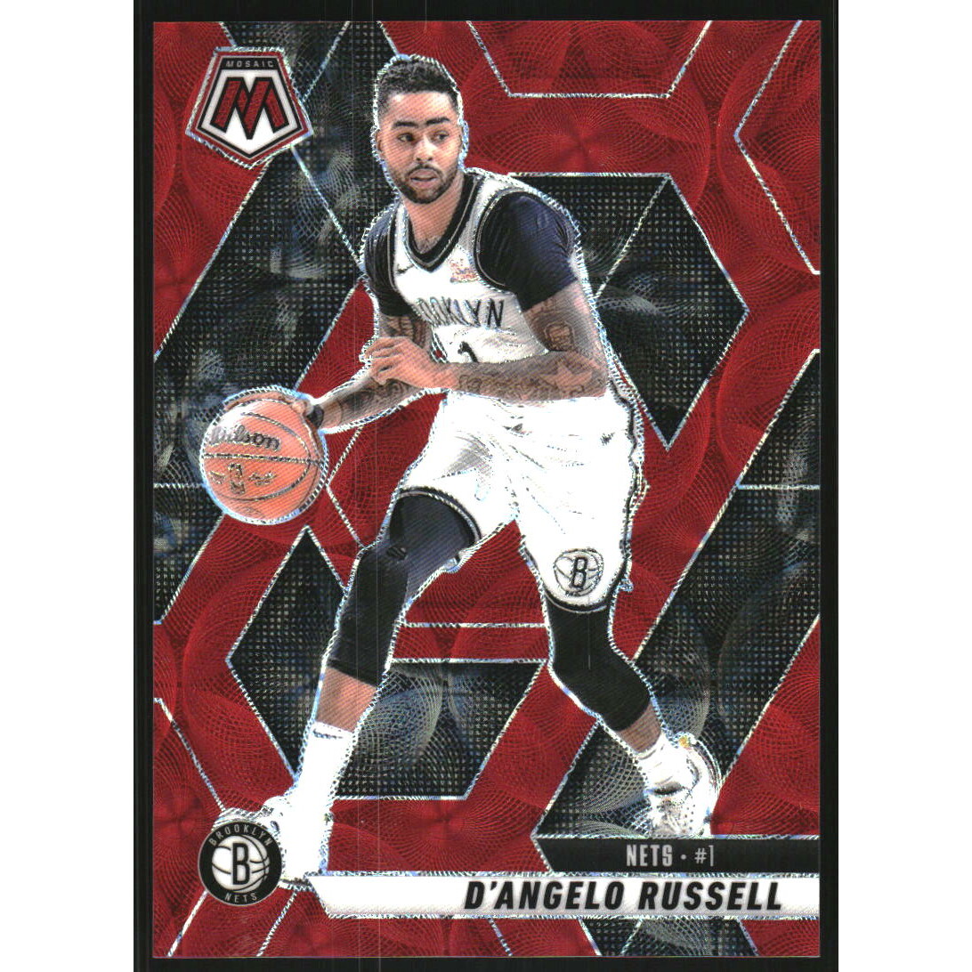 2024-25 Panini Mosaic Mosaic International Red #179 D’Angelo Russell 2024-25 Panini Mosaic Mosaic International Red #179 D’Angelo Russell