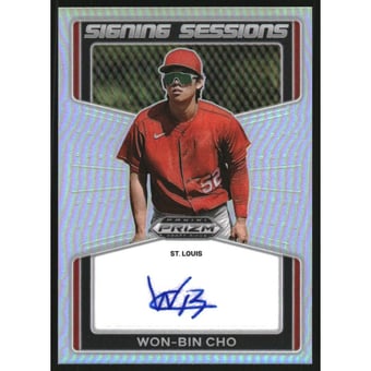 2022 Panini Prizm Draft Picks Signing Sessions #107 Won-Bin Cho