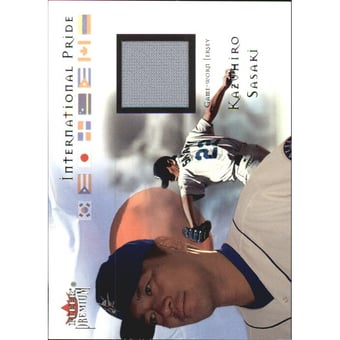 2002 Fleer Premium International Pride Game Used #9 Kazuhiro Sasaki Jsy
