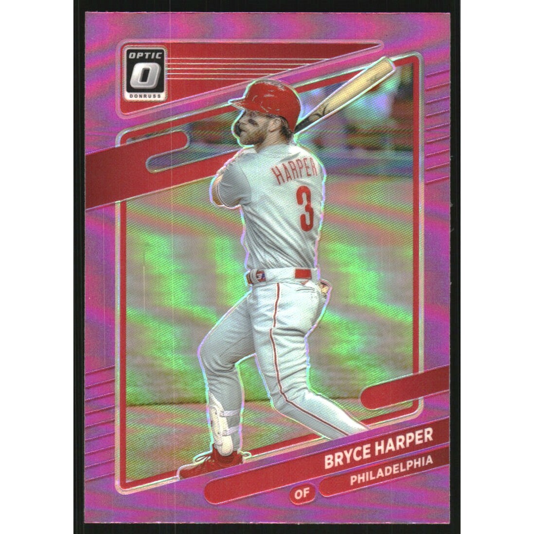 2021 Donruss Optic Pink #176 Bryce Harper