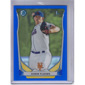 2014 Bowman Chrome Prospects Blue Refractors #BCP22 Chris Flexen
