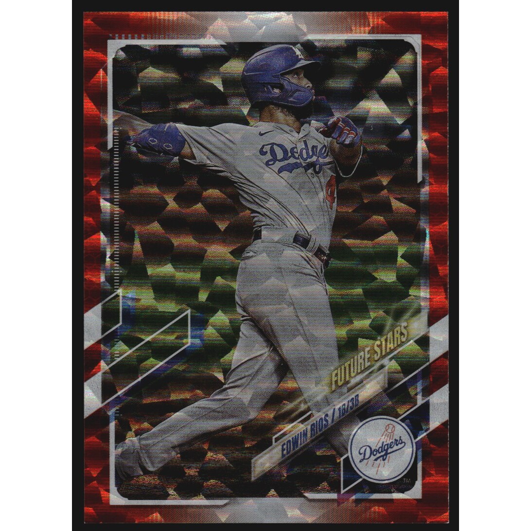 2021 Topps Orange Foil #393 Edwin Rios FS. rookie card picture