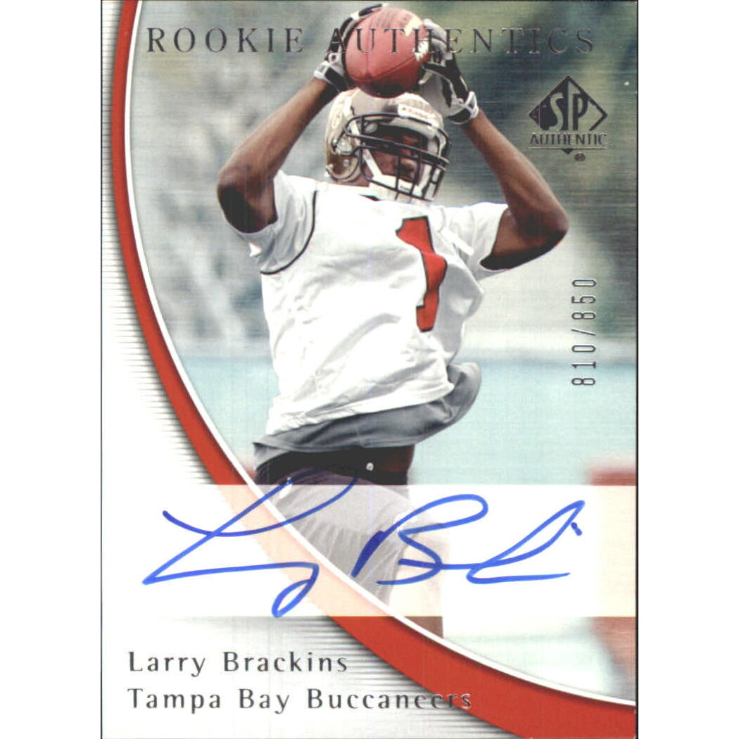 2005 SP Authentic #201 Larry Brackins AU RC