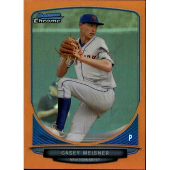 2013 Bowman Chrome Mini Orange Refractors #152 Casey Meisner