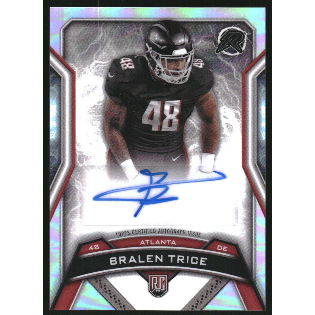 2024 Topps Resurgence Resurgence Rookie Signatures #RRSBT Bralen Trice. rookie card picture