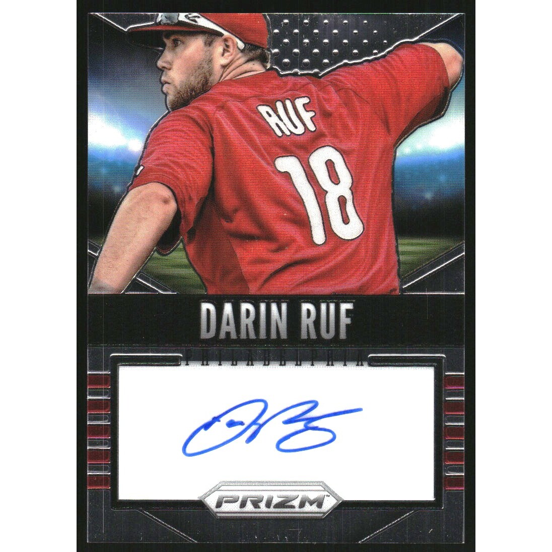 2014 Panini Prizm Signatures #43 Darin Ruf. rookie card picture