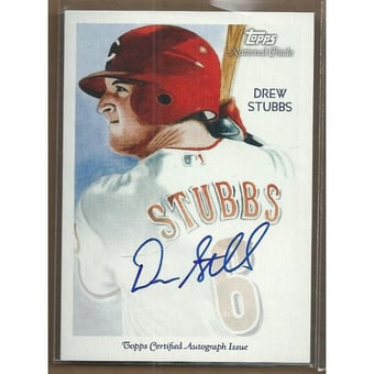 2010 Topps National Chicle Autographs #DST Drew Stubbs A