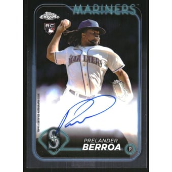2024 Topps Chrome Rookie Autographs #RAPB Prelander Berroa