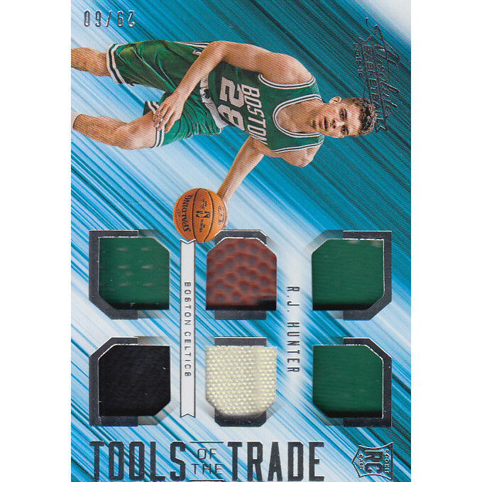 2015-16 Absolute Memorabilia Tools of the Trade Rookie Materials Six #27 R.J. Hunter