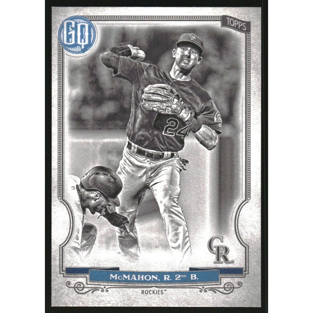 2020 Topps Gypsy Queen Black and White #235 Ryan McMahon. rookie card picture