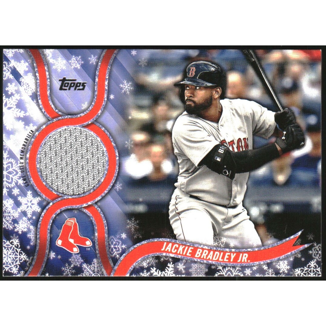 2018 Topps Walmart Holiday Snowflake Relics #RJBR Jackie Bradley Jr.