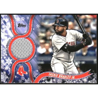 2018 Topps Walmart Holiday Snowflake Relics #RJBR Jackie Bradley Jr.