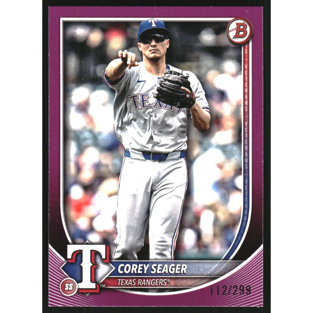 2025 Bowman Fuchsia #38 Corey Seager