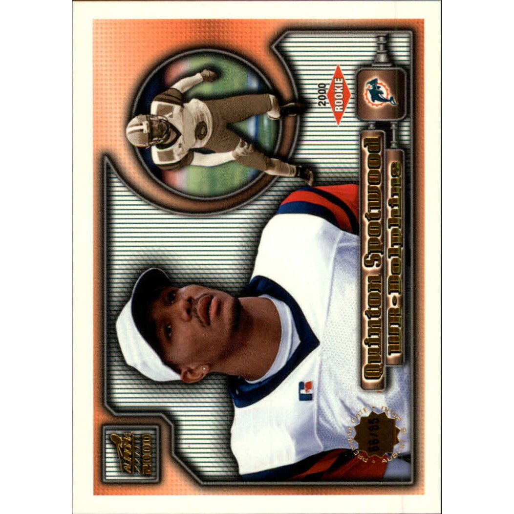 2000 Aurora Premiere Date Pinstripes #77 Quinton Spotwood