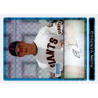 2009 Bowman Chrome Prospects X-Fractors #BCP78 Ryan Verdugo