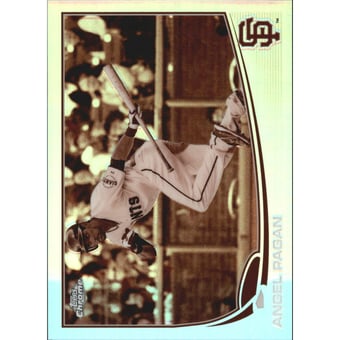 2013 Topps Chrome Sepia Refractors #86 Angel Pagan