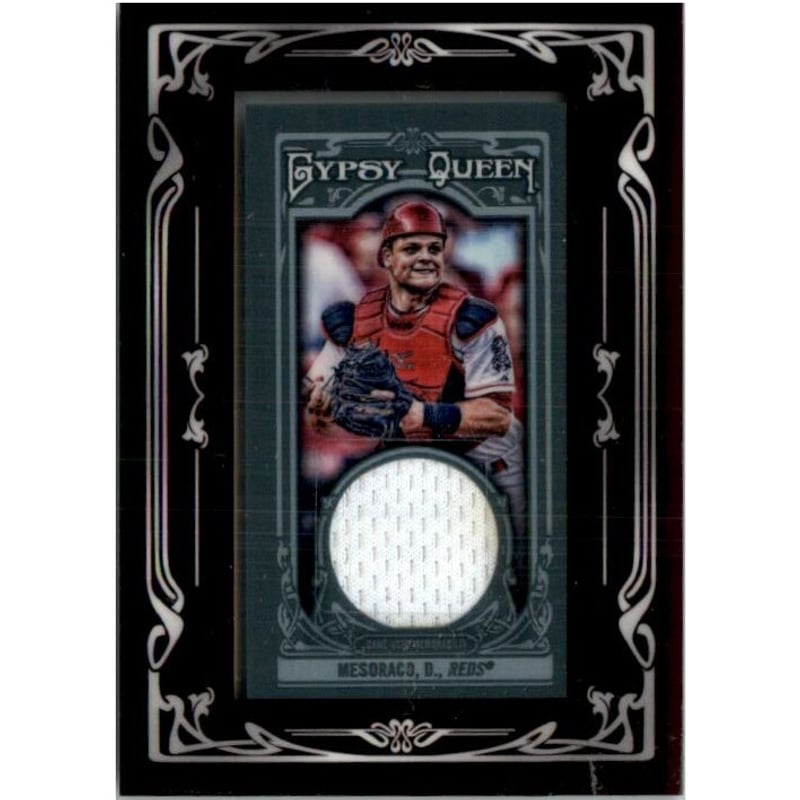 2013 Topps Gypsy Queen Framed Mini Relics #DM Devin Mesoraco