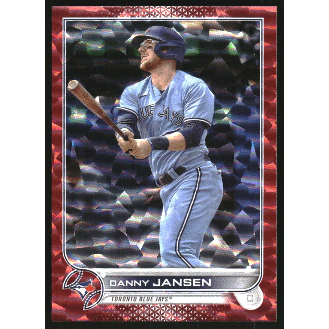2022 Topps Red Foilboard #33 Danny Jansen. rookie card picture