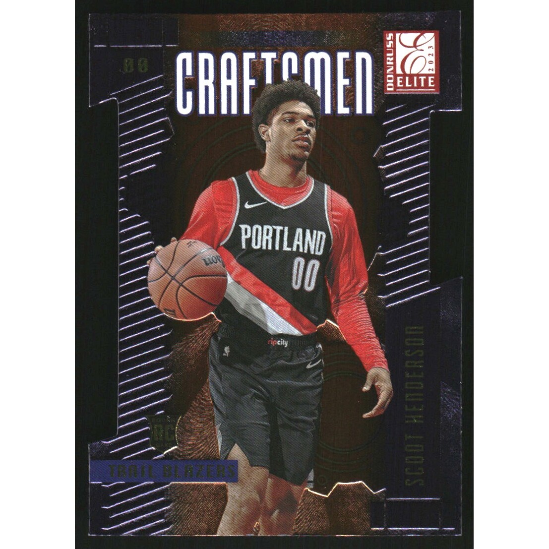 2023-24 Elite Craftsmen Orange Die Cut #18 Scoot Henderson 2023-24 Elite Craftsmen Orange Die Cut #18 Scoot Henderson