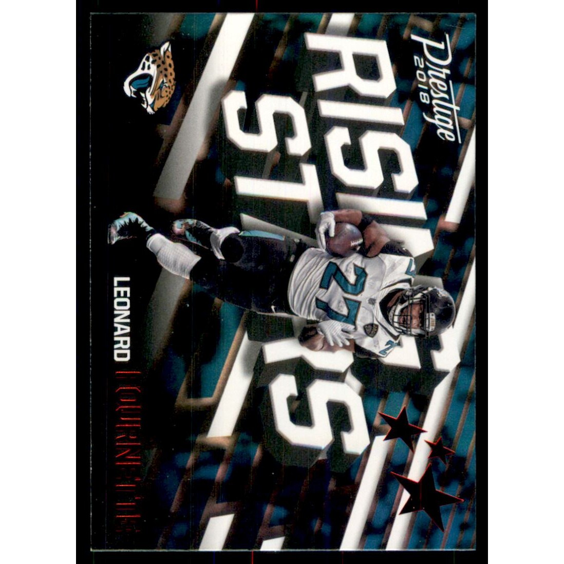 2018 Prestige Rising Stars Xtra Points Red #10 Leonard Fournette