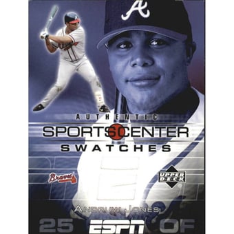 2005 Upper Deck ESPN Sports Center Swatches #AJ Andruw Jones