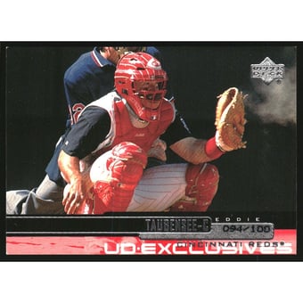 2000 Upper Deck Exclusives Silver #87 Eddie Taubensee