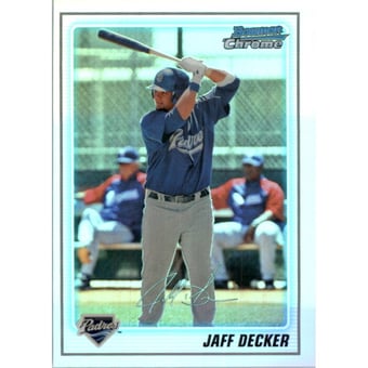 2010 Bowman Chrome Prospects Refractors #BCP109B Jaff Decker AU