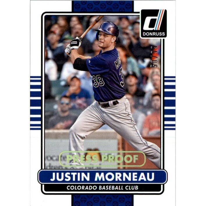 2015 Donruss Press Proofs Gold #85 Justin Morneau