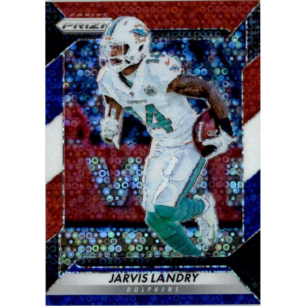 2016 Panini Prizm Prizms Red White and Blue #190 Jarvis Landry