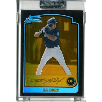 2003 Bowman Chrome Gold Refractors #180 T.J. Bohn