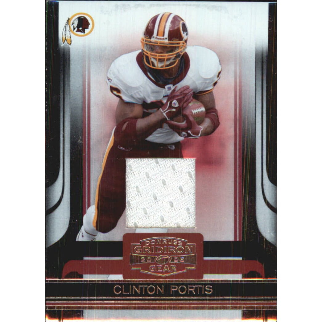 2006 Donruss Gridiron Gear Jerseys #99 Clinton Portis/200. rookie card picture