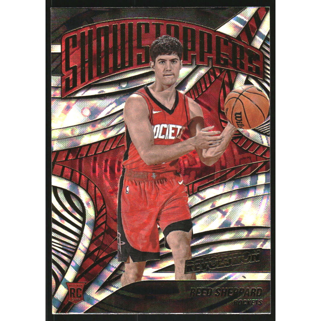 2024-25 Panini Revolution Showstoppers Fractal #25 Reed Sheppard