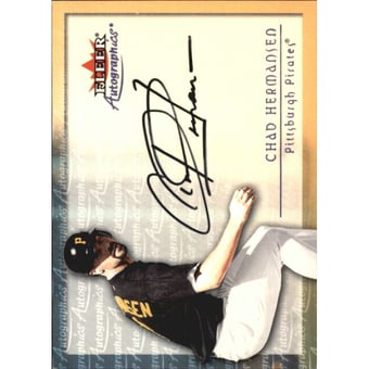 2001 Fleer Autographics #43 Chad Hermansen