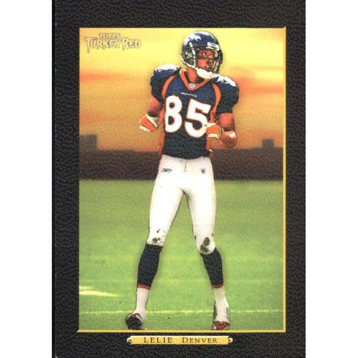 2005 Topps Turkey Red Black #87 Ashley Lelie. rookie card picture