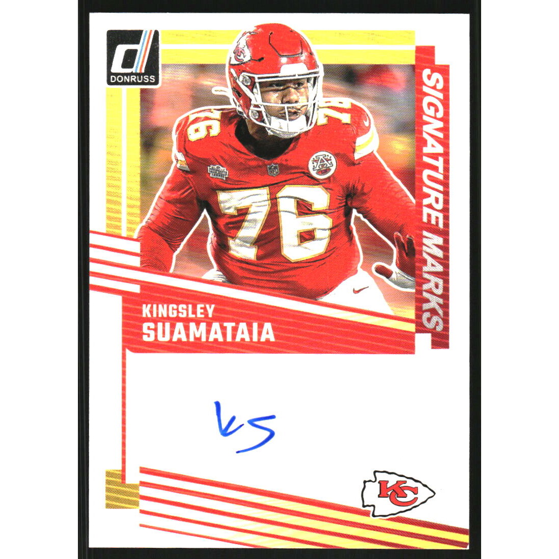 2025 Donruss Signature Marks #45 Kingsley Suamataia