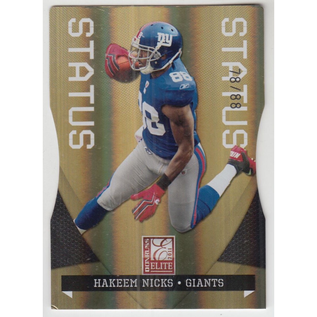 2011 Donruss Elite Status #65 Hakeem Nicks/88. rookie card picture