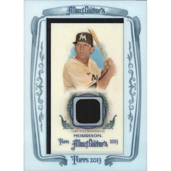 2013 Topps Allen and Ginter Framed Mini Relics #LM Logan Morrison