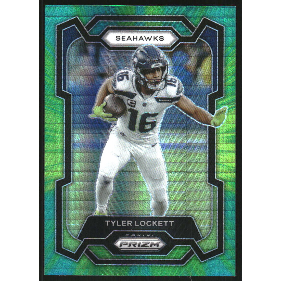 2023 Panini Prizm Prizms Hyper #264 Tyler Lockett. rookie card picture