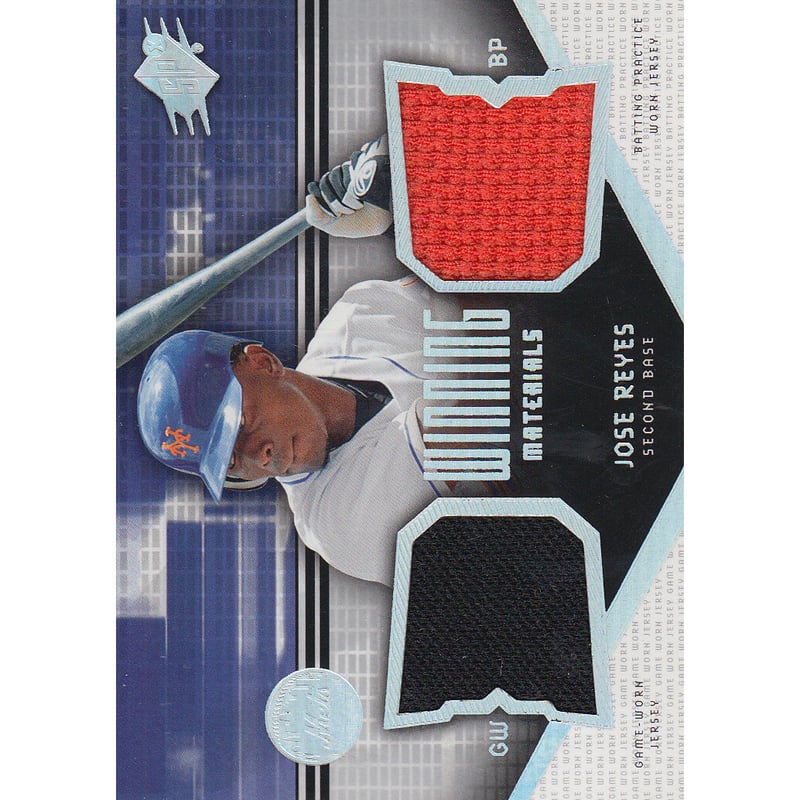 2004 SPx Winning Materials Dual Jersey #JR Jose Reyes