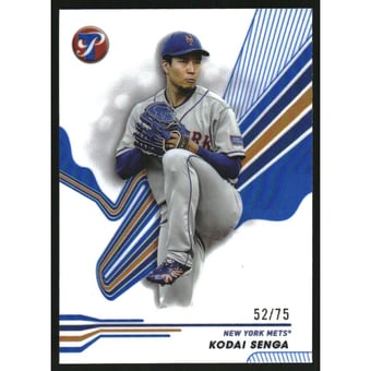 2024 Topps Pristine Blue Refractors #155 Kodai Senga