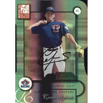 2001 Donruss Elite Turn of the Century Autographs #169 Cesar Izturis