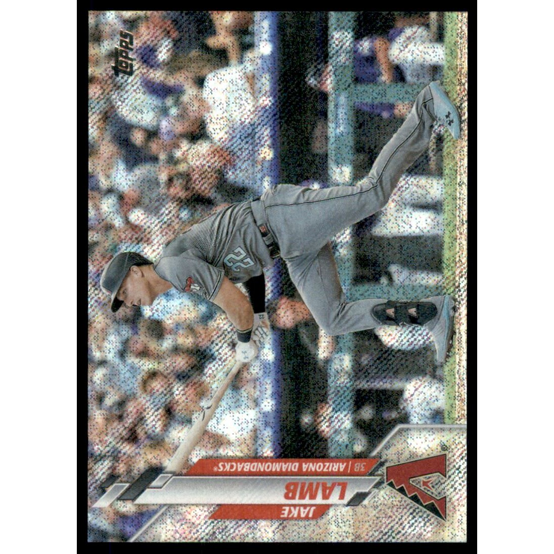 2020 Topps Factory Set Walmart Foilboard #158 Jake Lamb. rookie card picture